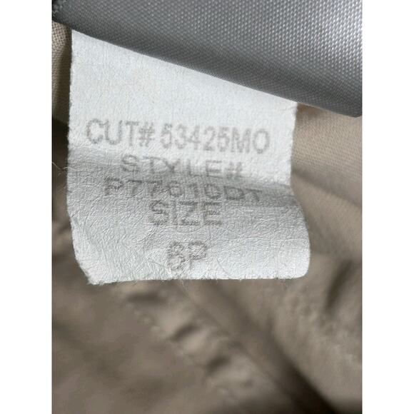 NYDJ Ankle Jeans Womens Size 6P Beige Straight Leg Stretch Denim Mid Rise - Picture 6 of 9